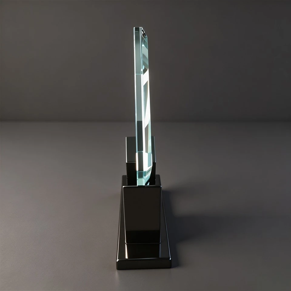 Rhombus Engraved Office Crystal Award best